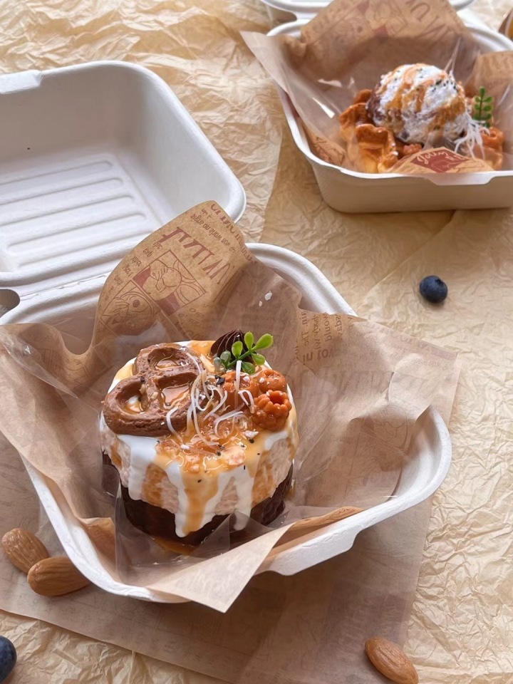 Caramel Mocha Double Color Cake