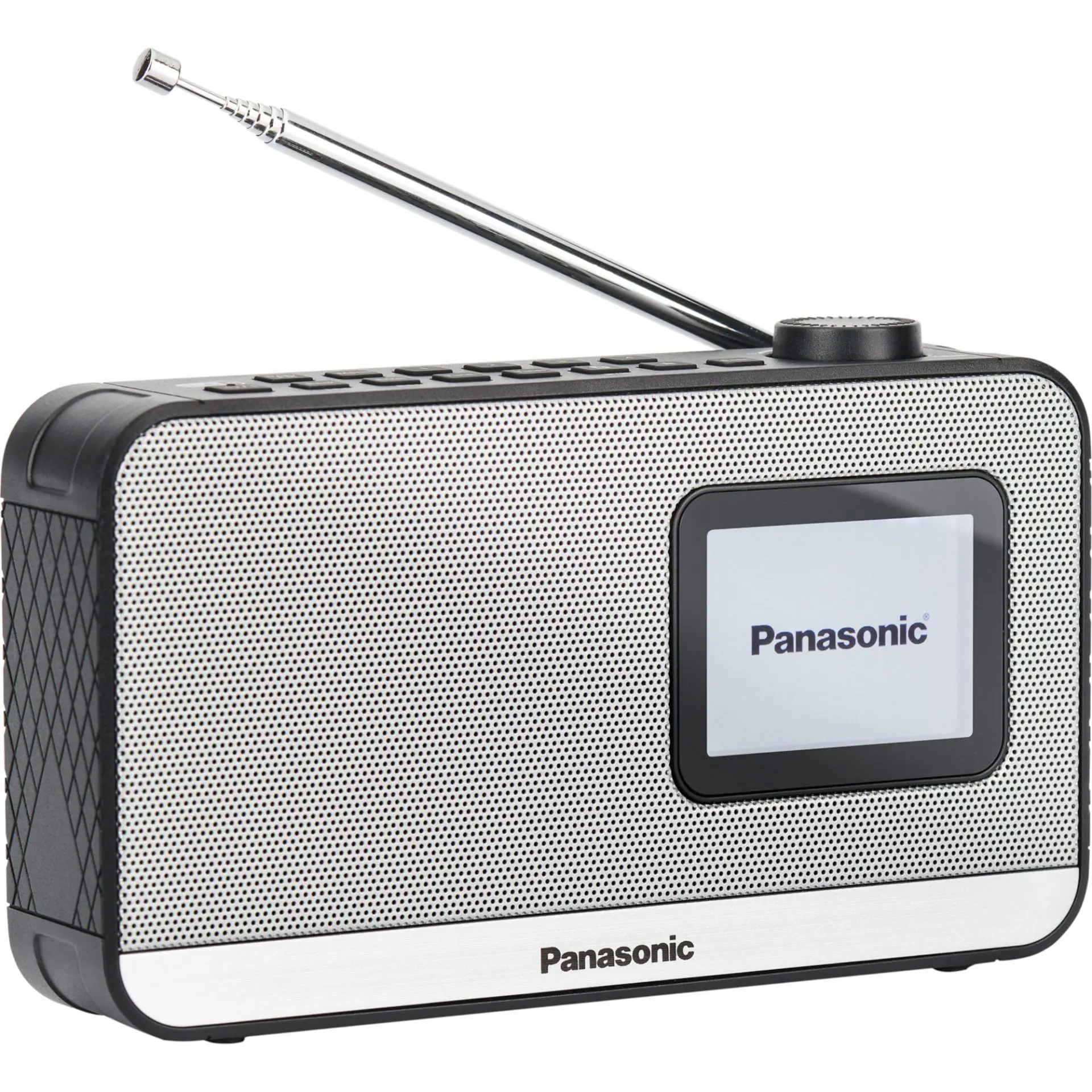 Panasonic RF-D15 prenosné DAB+ Bluetooth rádio (silný zvuk, kompaktná veľkosť, Bluetooth, 2,4” farebný displej, budík)
