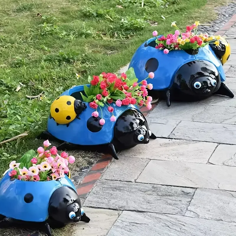 Ladybugs Gėlių vazonų sodas
