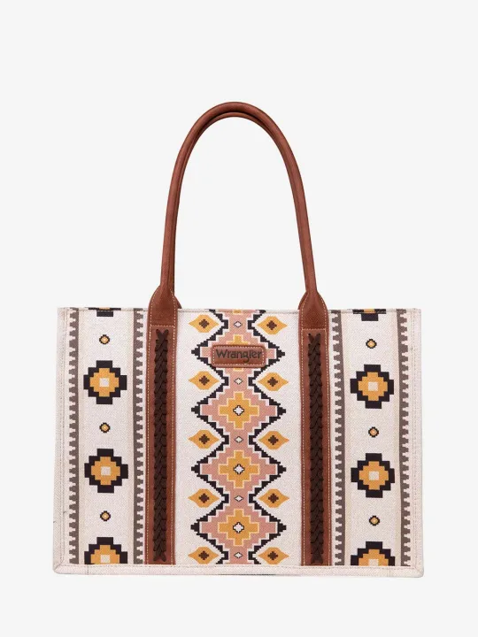 👜Wrangler Southwestern Canvas kulnų kolekcija su dvigubu spaudiniu