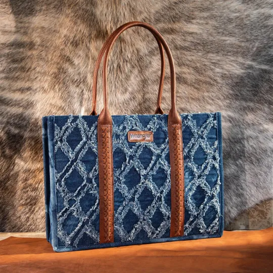 👜Wrangler Southwestern Canvas kulnų kolekcija su dvigubu spaudiniu
