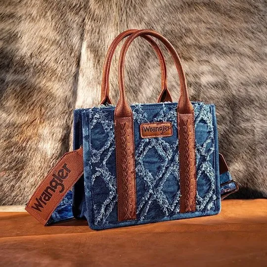 👜Wrangler Southwestern Canvas kulnų kolekcija su dvigubu spaudiniu