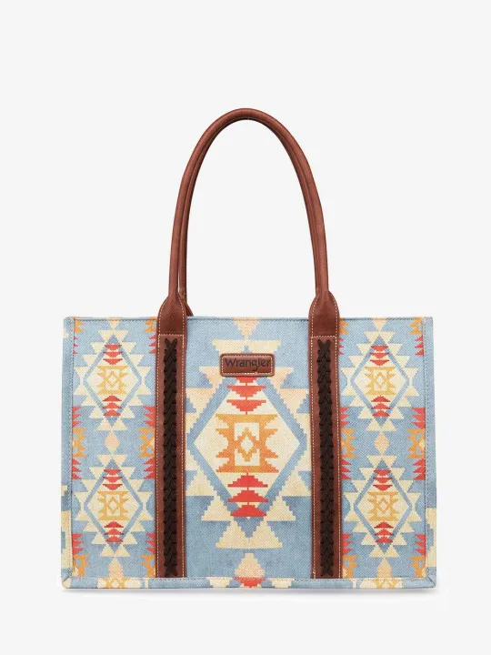 👜Wrangler Southwestern Canvas kulnų kolekcija su dvigubu spaudiniu