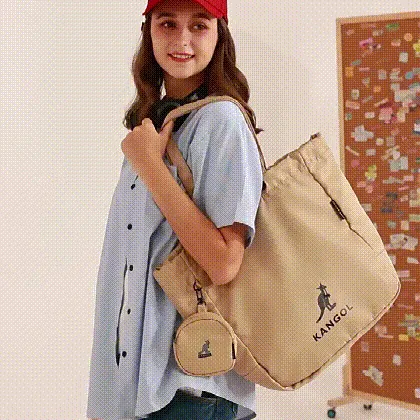 【Kasmetinis renginys su 45% nuolaida】✨Kanggu fashion didelės talpos drobinis krepšys - prabangus prekės ženklas, kuris šoka Paryžiaus mados savaitėje! ✨