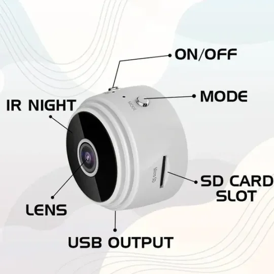 🔥Paskutinės dienos išpardavimas 49% – HD 1080p belaidė mini magnetinė apsaugos kamera