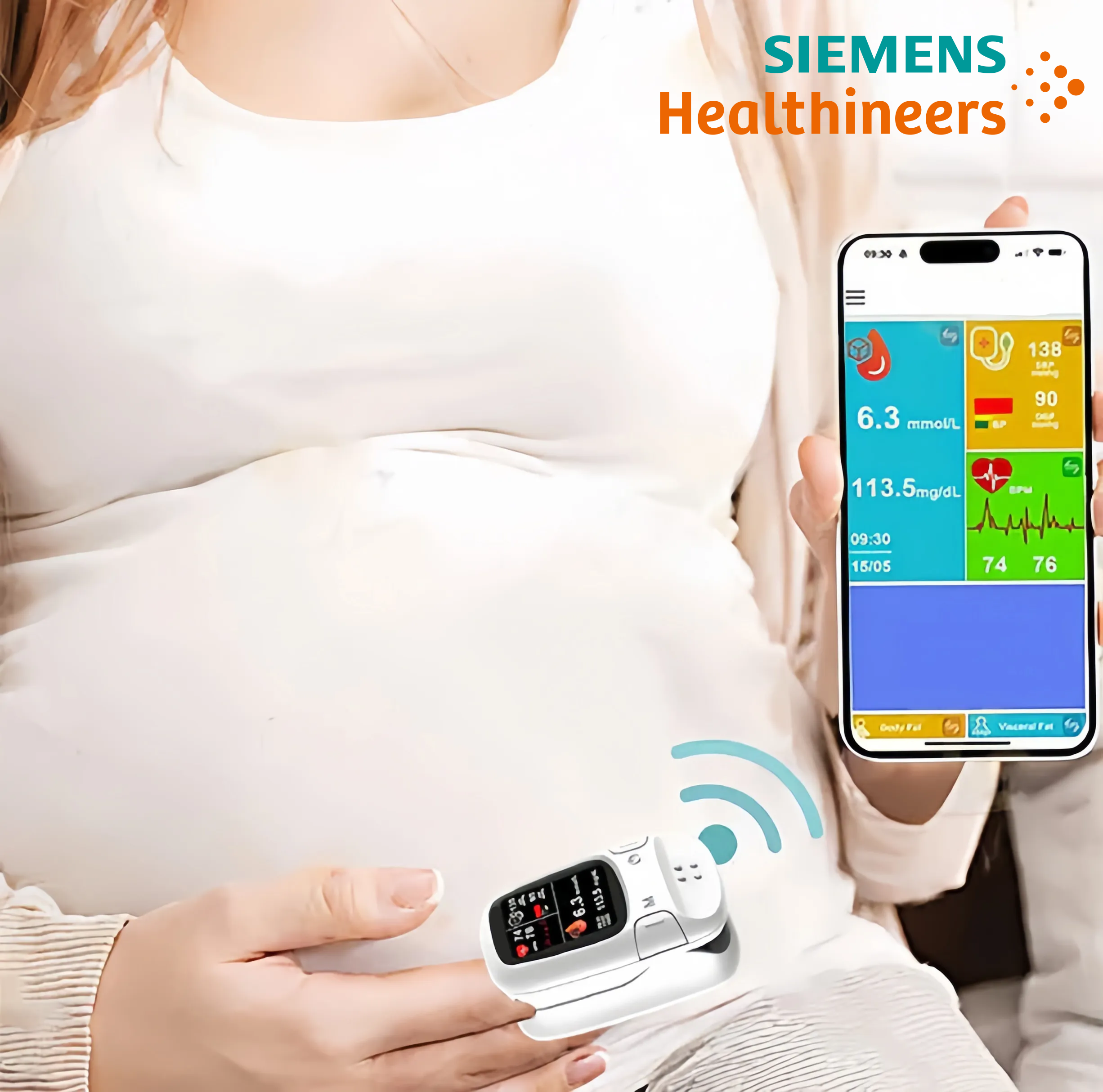 ⚡ Pokročilá nemecká technológia 2026 ⚡ Inteligentný neinvazívny glukomer Siemens™: rýchle, bezbolestné meranie glukózy bez potreby vpichu ihlou.
