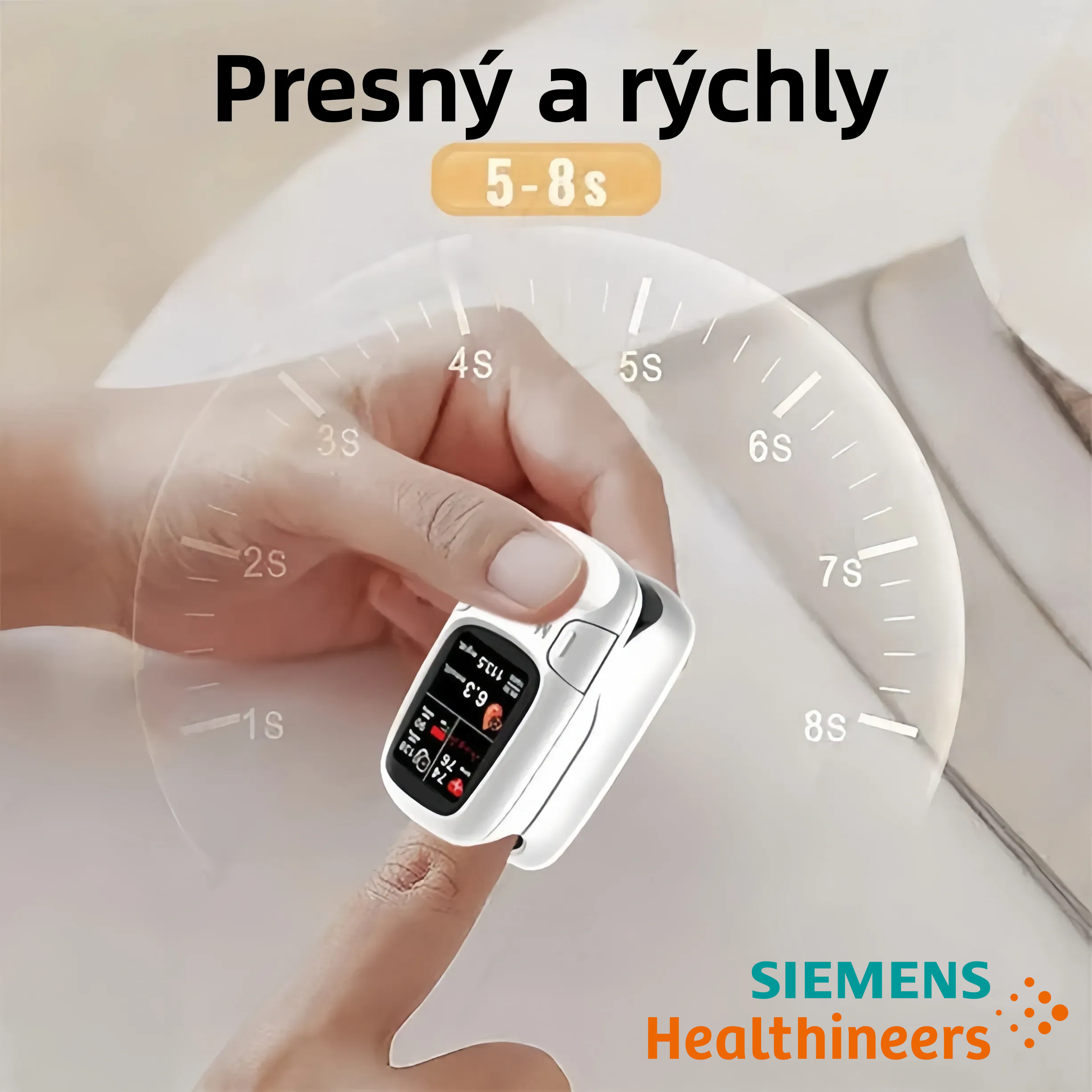 ⚡ Pokročilá nemecká technológia 2026 ⚡ Inteligentný neinvazívny glukomer Siemens™: rýchle, bezbolestné meranie glukózy bez potreby vpichu ihlou.