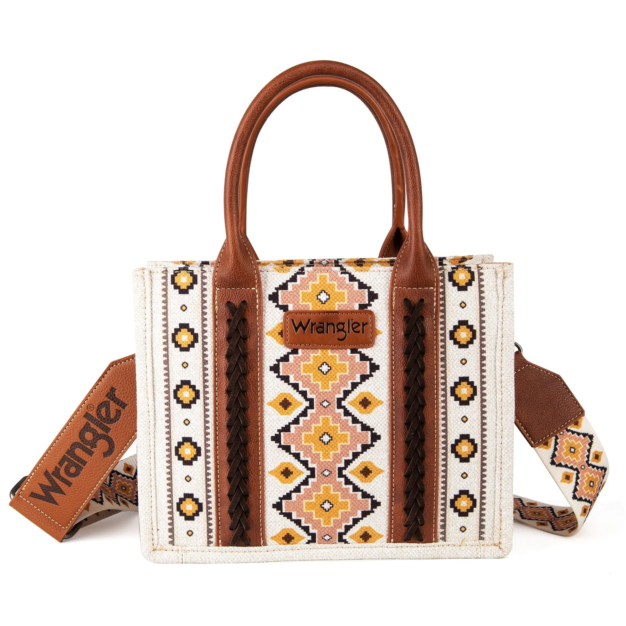 👜Wrangler Southwestern Canvas kulnų kolekcija su dvigubu spaudiniu