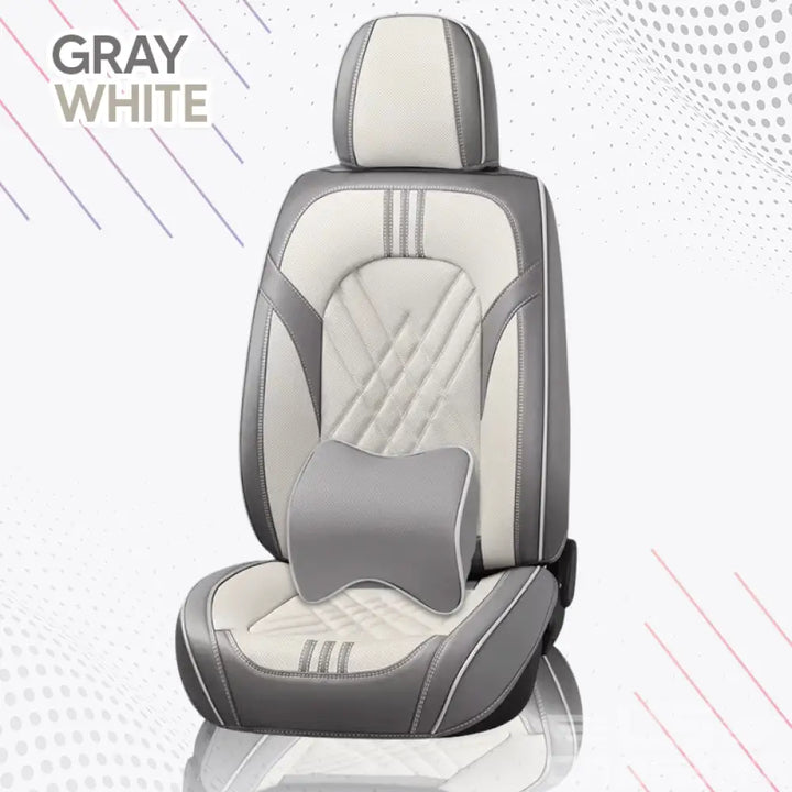 Alexcar Azza 2023 Conjunto completo de capas de carro de couro universal respirável e impermeável, SUV