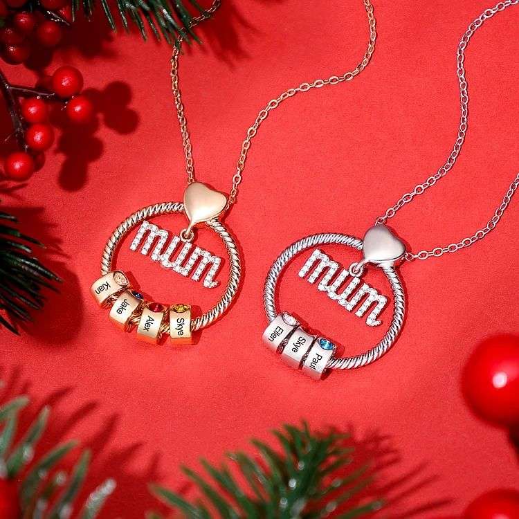 Set cadou colier rotund personalizat-nume personalizat