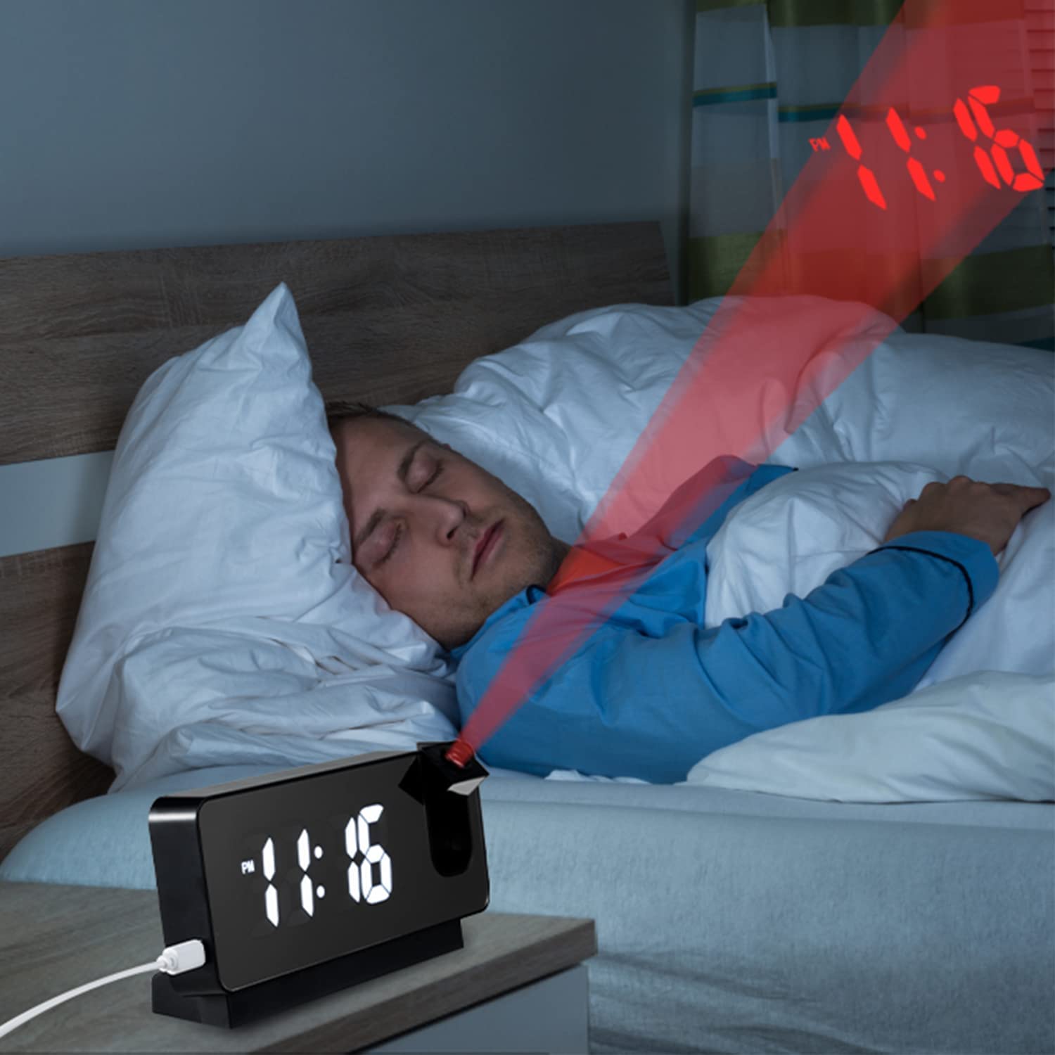 🔥 49% OFF🔥Mirror Projection Alarm Clock