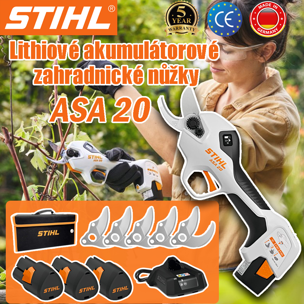 【STIHL】 ASA 20 lithium akumulátorové zahradnické nůžky