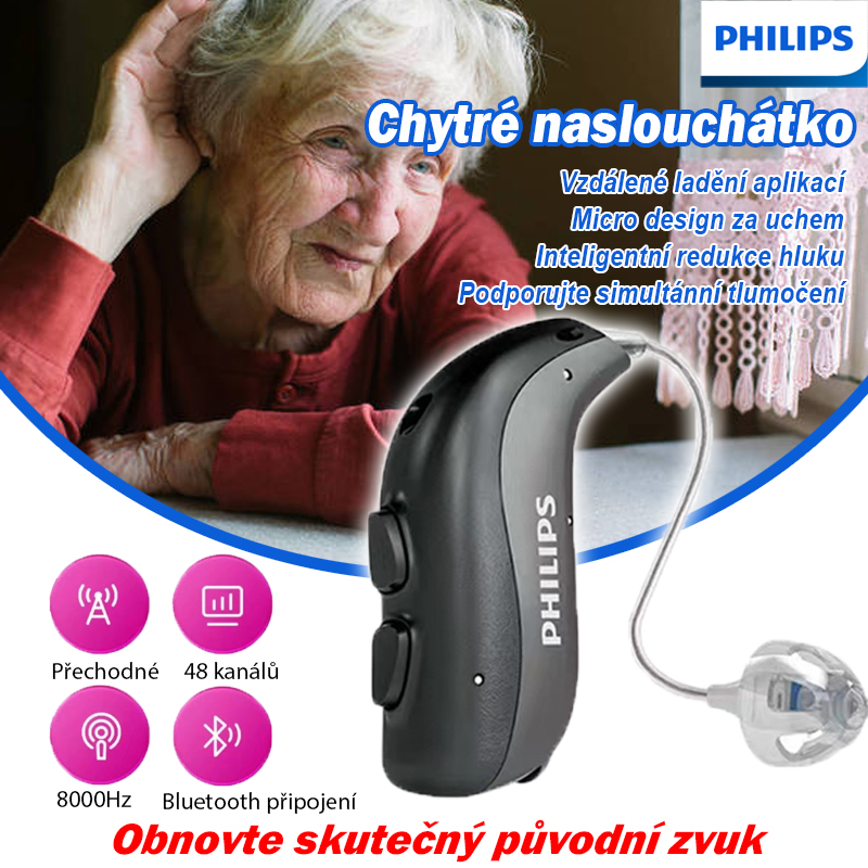 Bezdrátové dobíjecí sluchadlo Philips Smart Fit