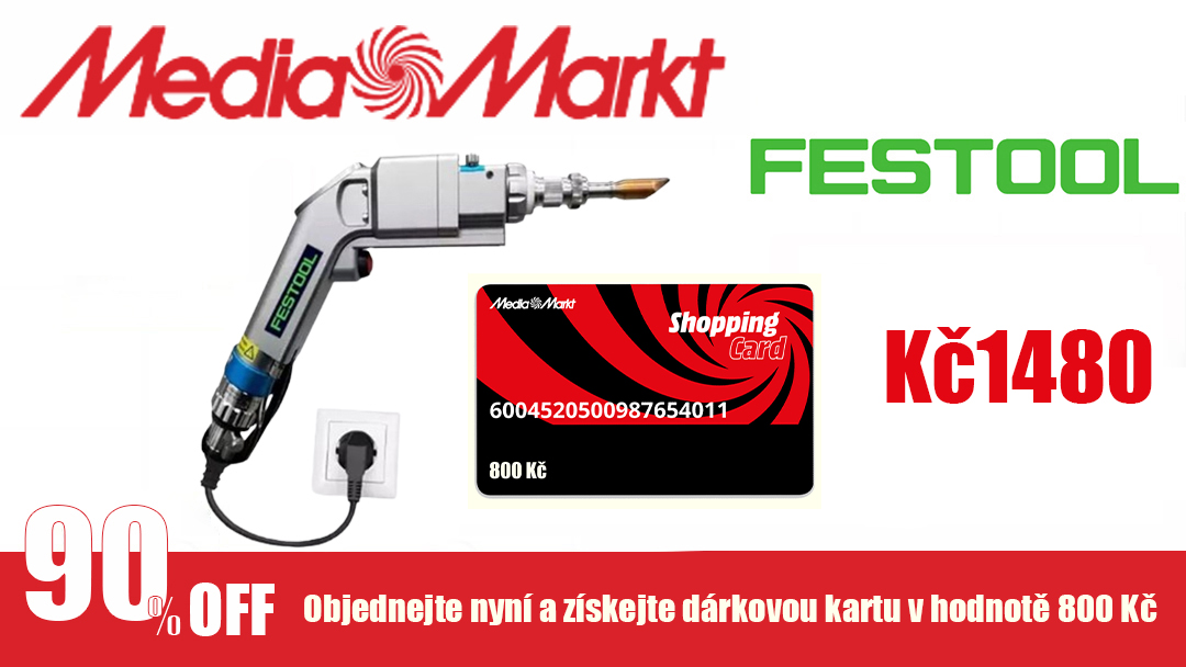 Oslavte otevření naší nové prodejny časově omezenou 90% slevou! Přenosná laserová svářečka Festool (4 v 1) Nejnovější model 2025, Svařování/Řezání/Odstranění rzi/Čištění 7000W/8000W/9000W! Limitováno na 100 kusů!