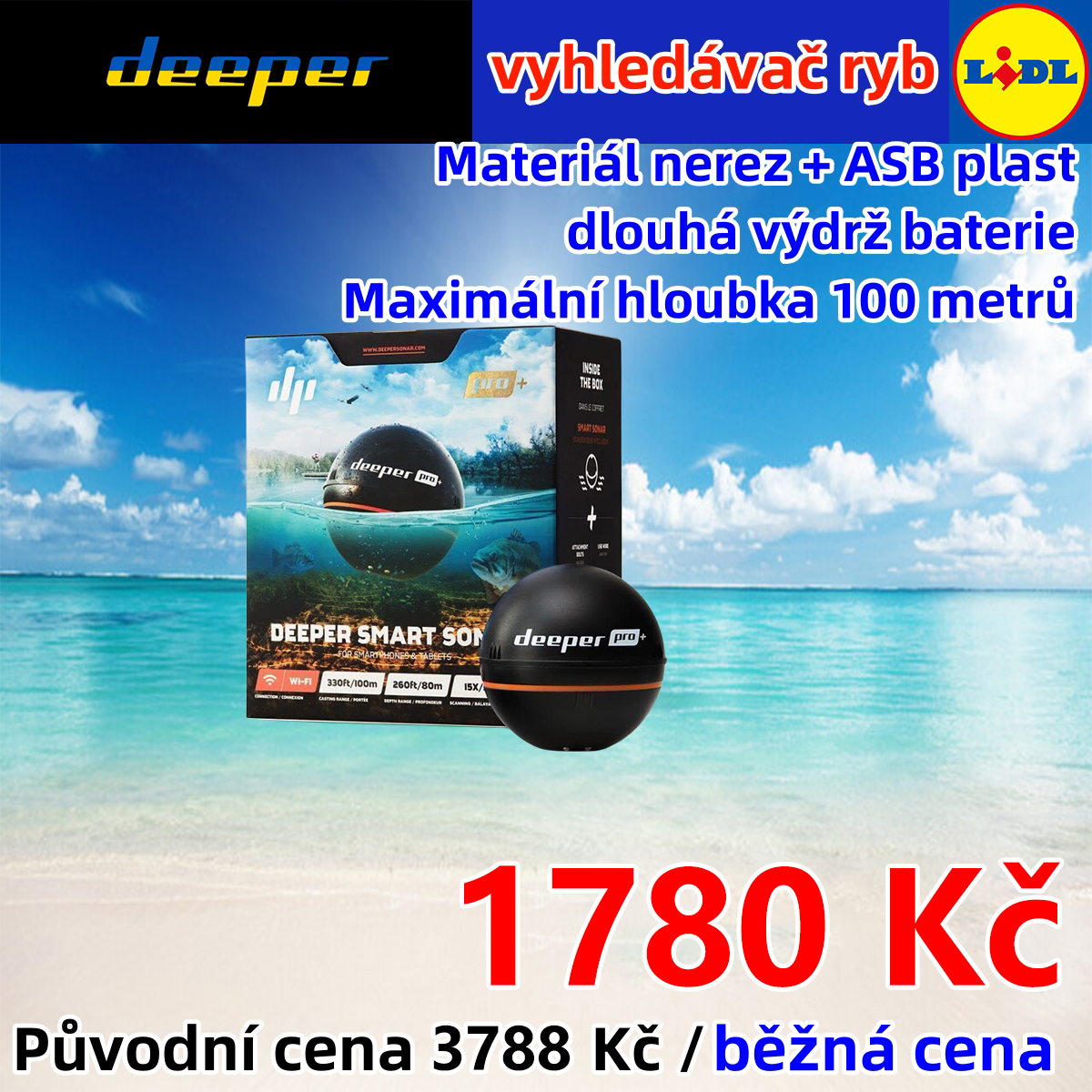 Podzimní slevy v plném proudu! Teď je ideální čas na rybaření! Lidí se spojilo se společností DEEPER, aby svým věrným zákazníkům přineslo ty nejlepší sonary! Sonar DEEPER je perfektní volbou i pro rybáře!