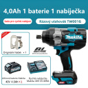 Rázový utahovák + 5,0Ah baterie * 1 + kompletní sada příslušenství
