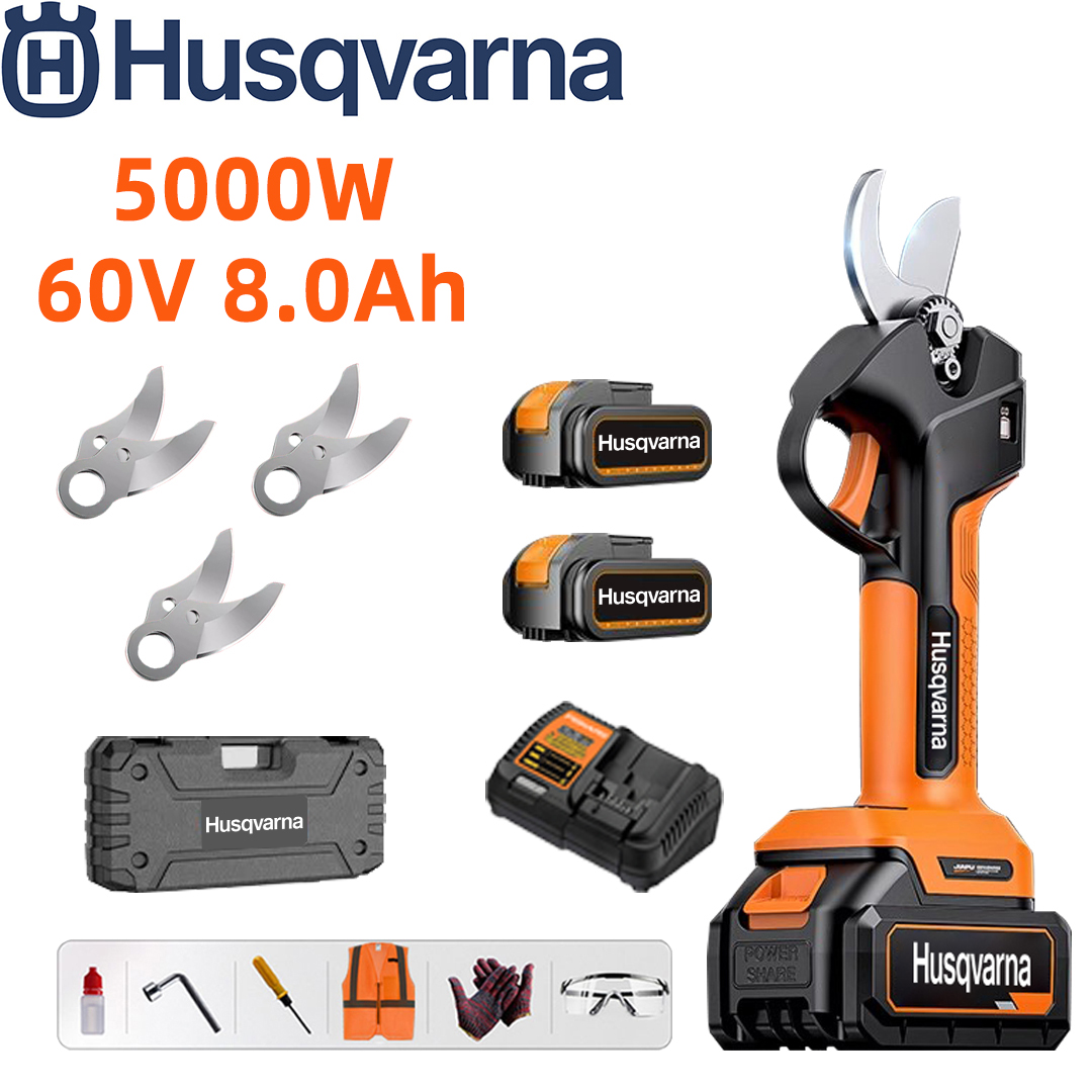 Husqvarna 8000W bezkomutátorový motor s lithiovou baterií teleskopické nůžky na větve