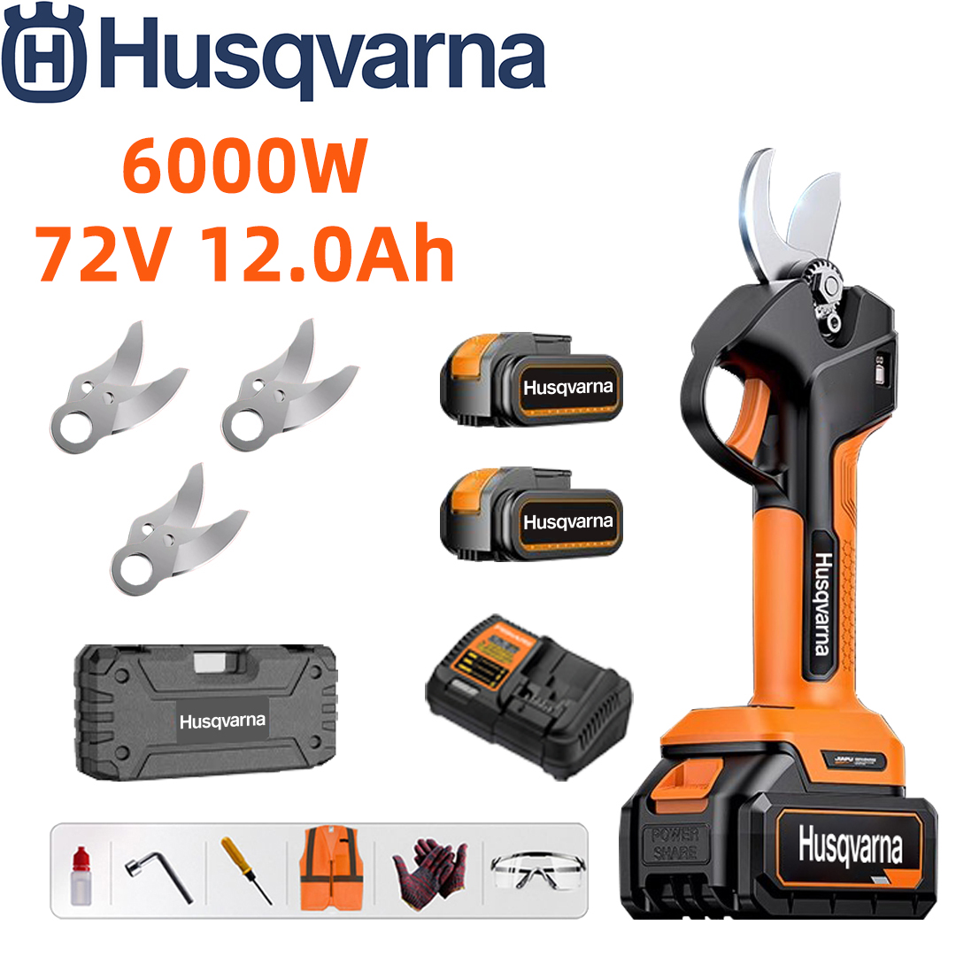 Husqvarna 8000W bezkomutátorový motor s lithiovou baterií teleskopické nůžky na větve
