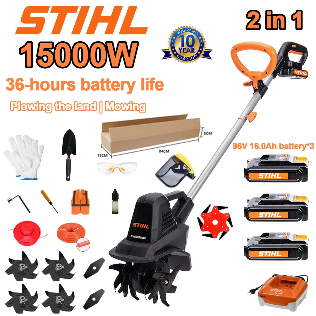 Pług akumulatorowy litowo-jonowy z silnikiem bezszczotkowym STIHL o mocy 15000 W