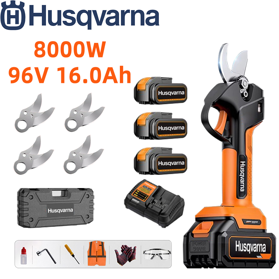 Husqvarna 8000W bezkomutátorový motor s lithiovou baterií teleskopické nůžky na větve
