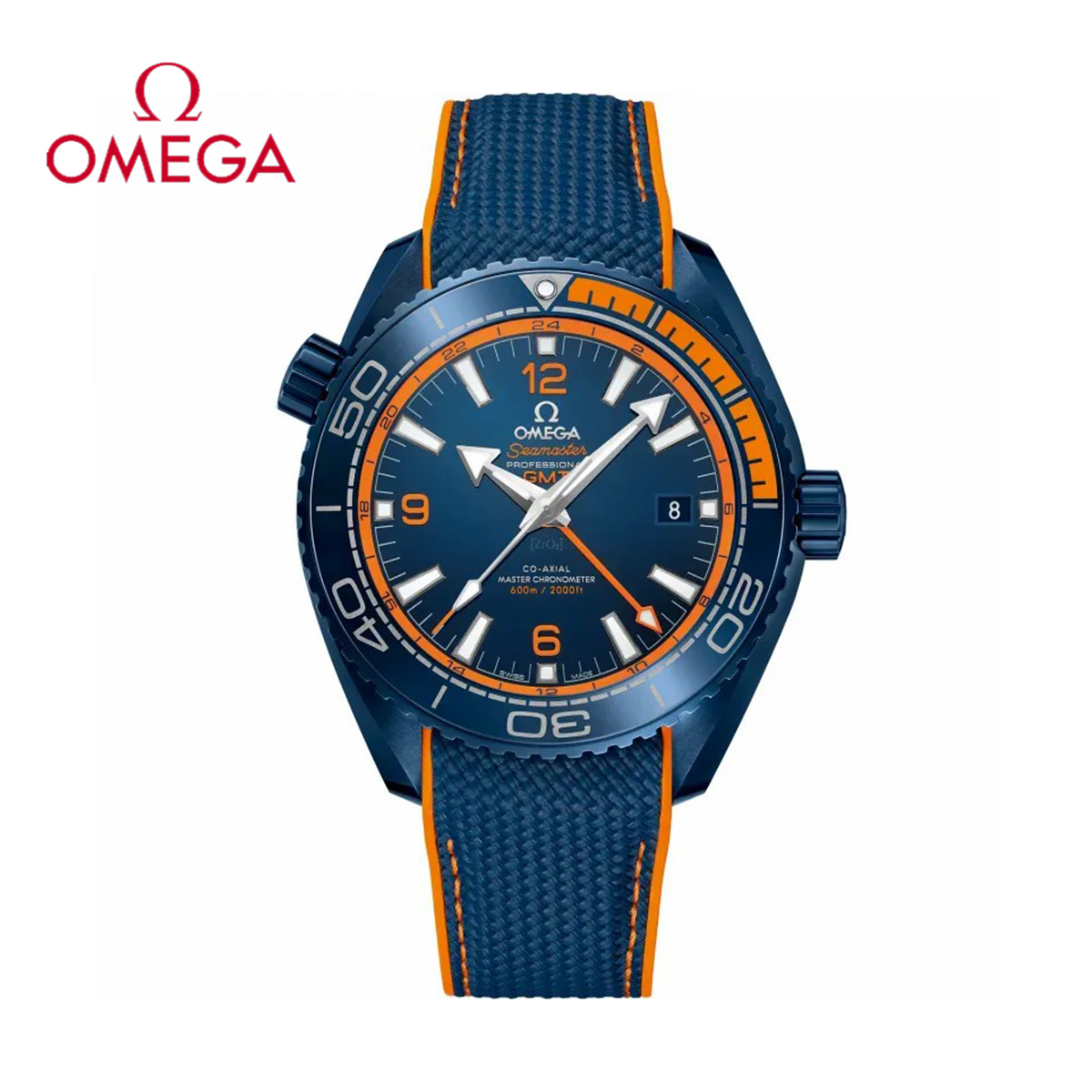 Omega Seamaster Planet Ocean Master Chronometr GMT Big Blue 215.92.46.22.03.001