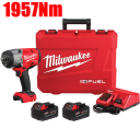 M18 FUEL Akumulátorový 1/2″ akumulátorový rázový utahovák s vysokým momentem, baterie 6,0 Ah + 1927 Nm Max. točivý moment