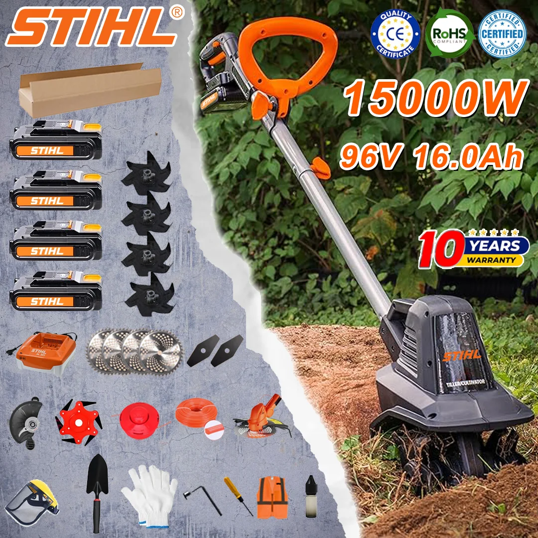 Pług akumulatorowy litowo-jonowy z silnikiem bezszczotkowym STIHL o mocy 15000 W
