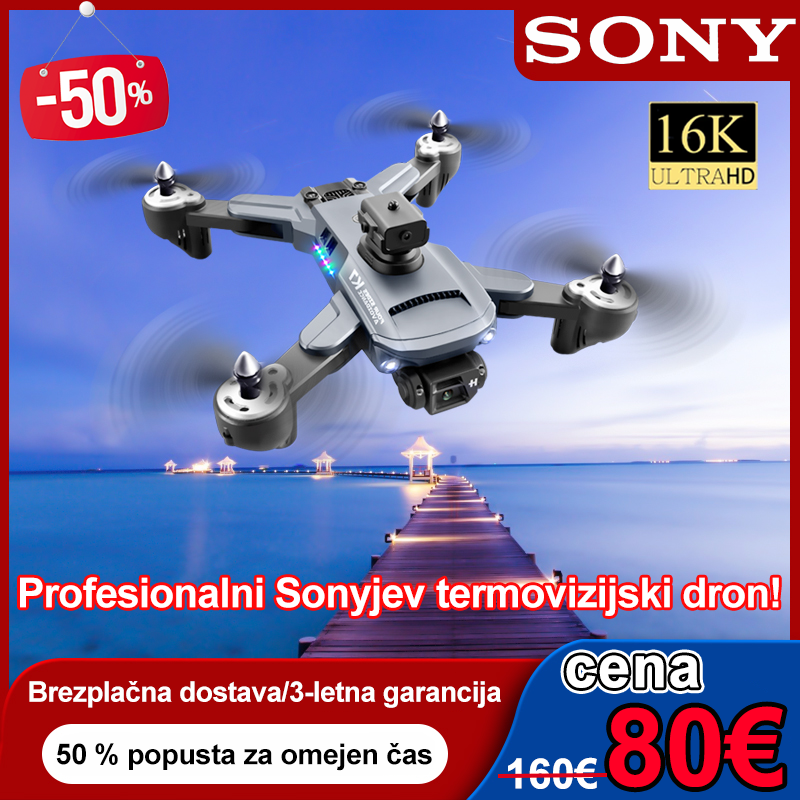 ✈️【Posebna ponudba】Profesionalni dron s funkcijo termovizijskega slikanja