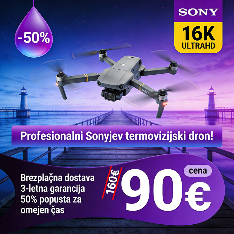 ✈️【Posebna ponudba】Profesionalni dron s funkcijo termovizijskega slikanja
