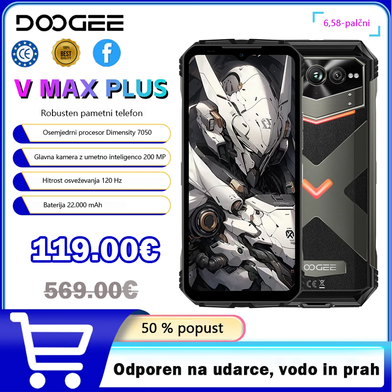 📱robustni 5G pametni telefon, globalna različica✅