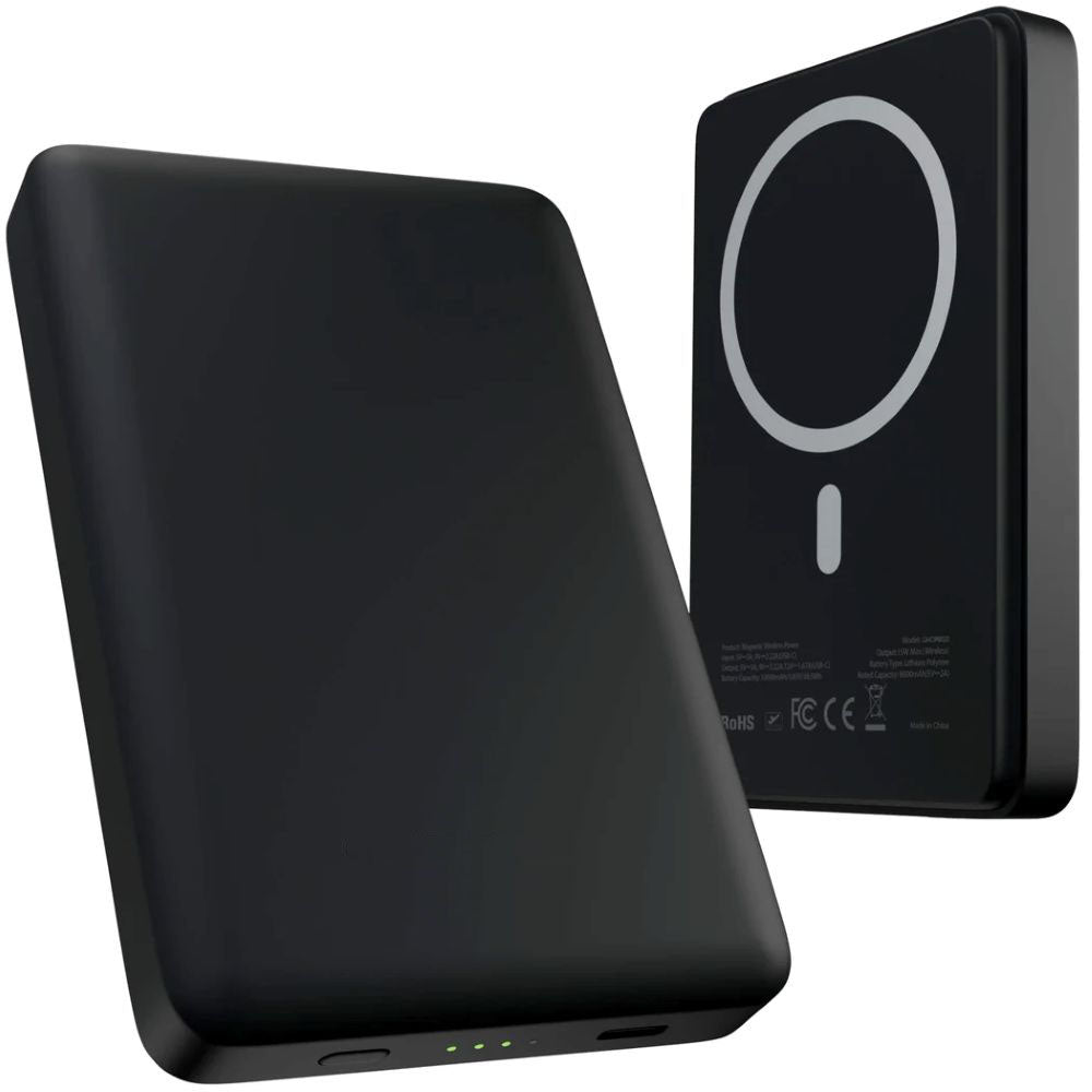 Magnetic Wireless Power Bank – Slim Snap-On Charger