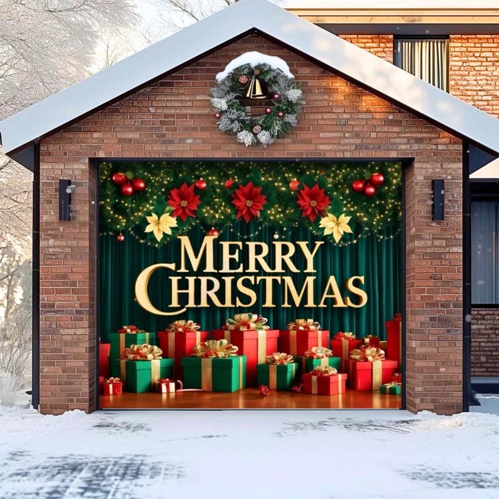 Christmas Joy - Christmas Garage Door Covers D533
