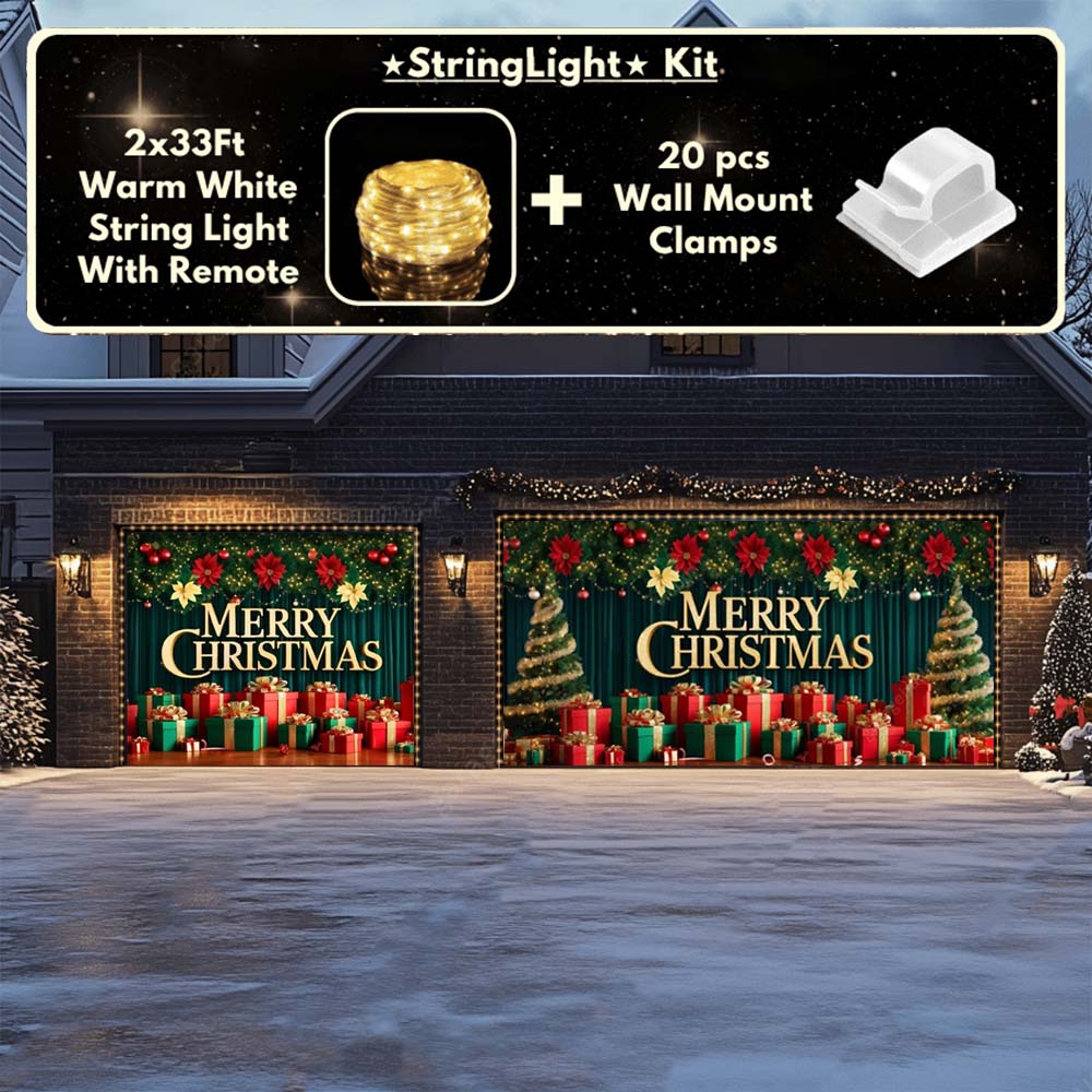 Christmas Joy - Christmas Garage Door Covers D533