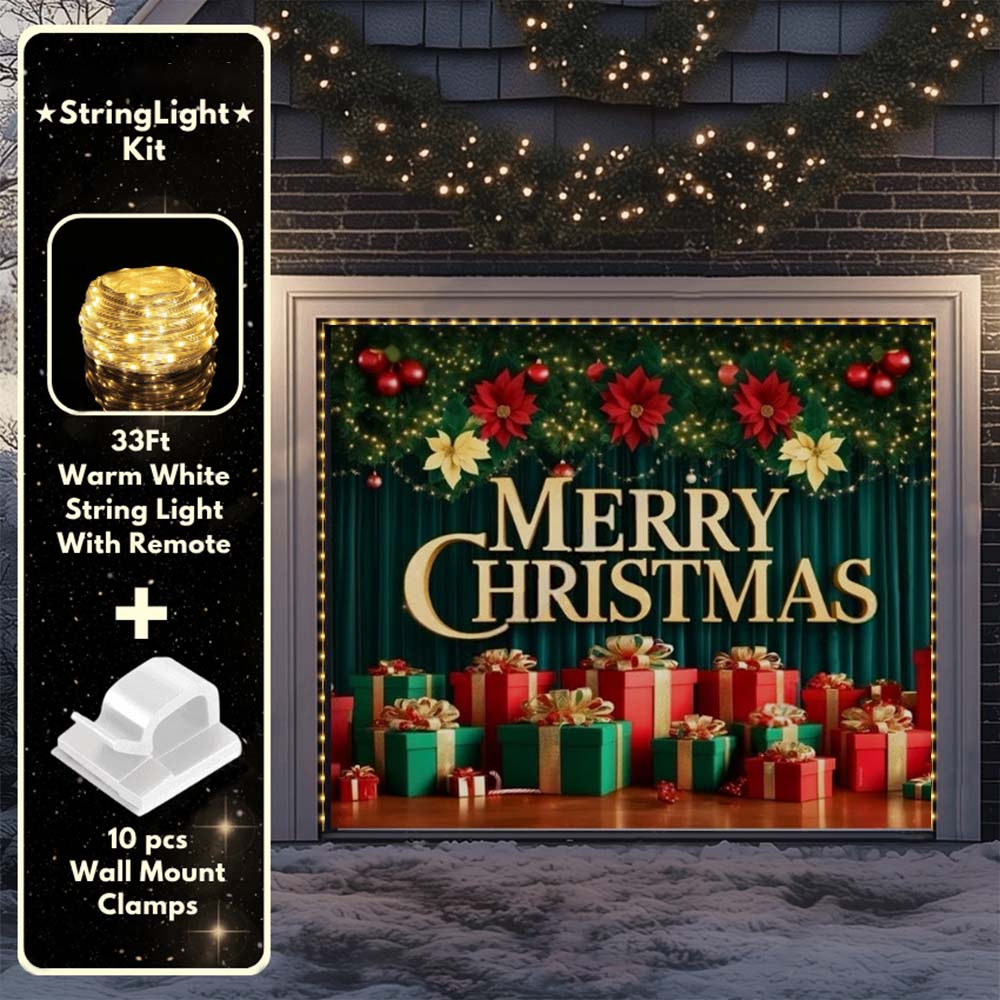 Christmas Joy - Christmas Garage Door Covers D533