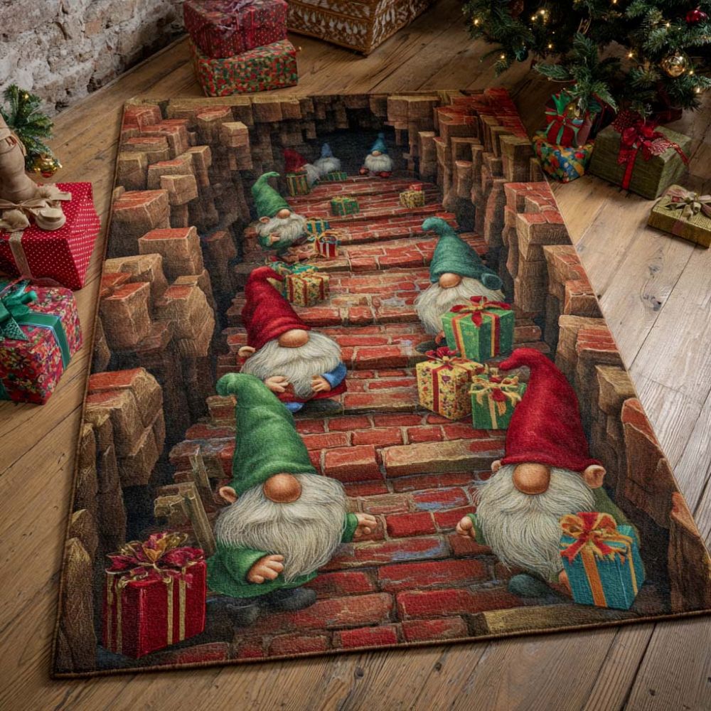 The Christmas Portal - 3D Illusion Area Rug - D543