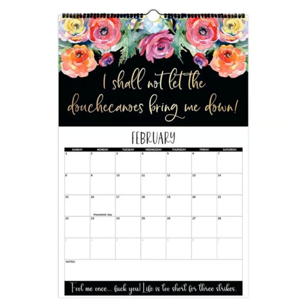 Here We F*cking Go Again: 2026 Swear Calendar for Tired-Ass Women