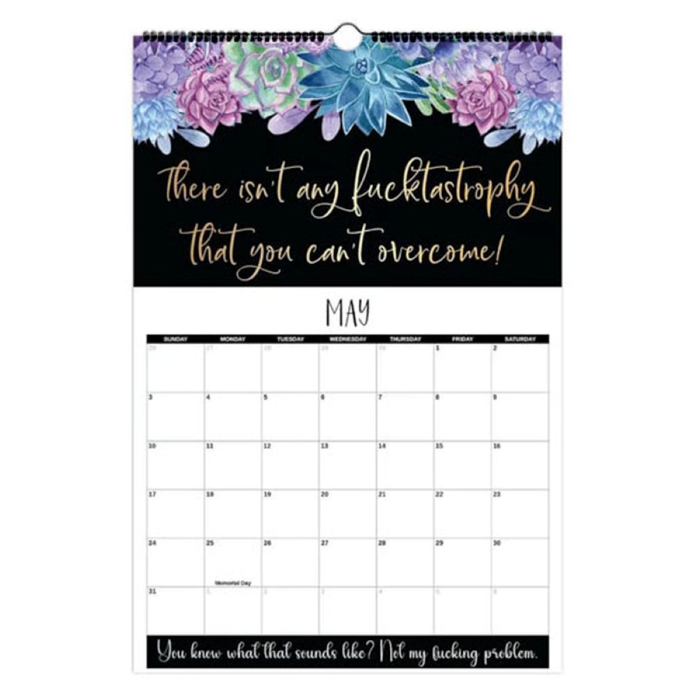 Here We F*cking Go Again: 2026 Swear Calendar for Tired-Ass Women