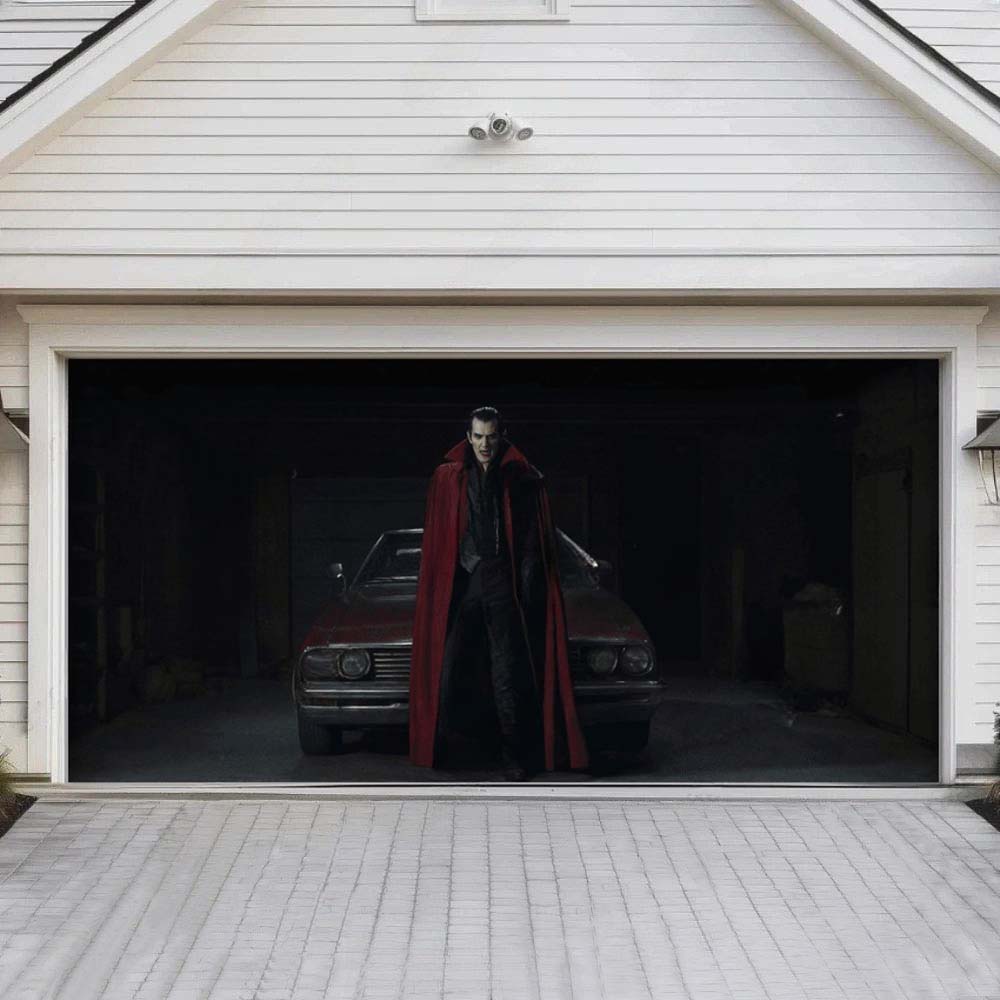 The BloodSucker Halloween Garage Door Cover D468