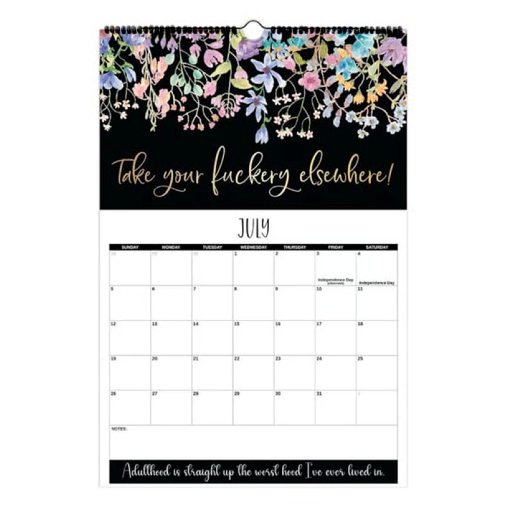 Here We F*cking Go Again: 2026 Swear Calendar for Tired-Ass Women