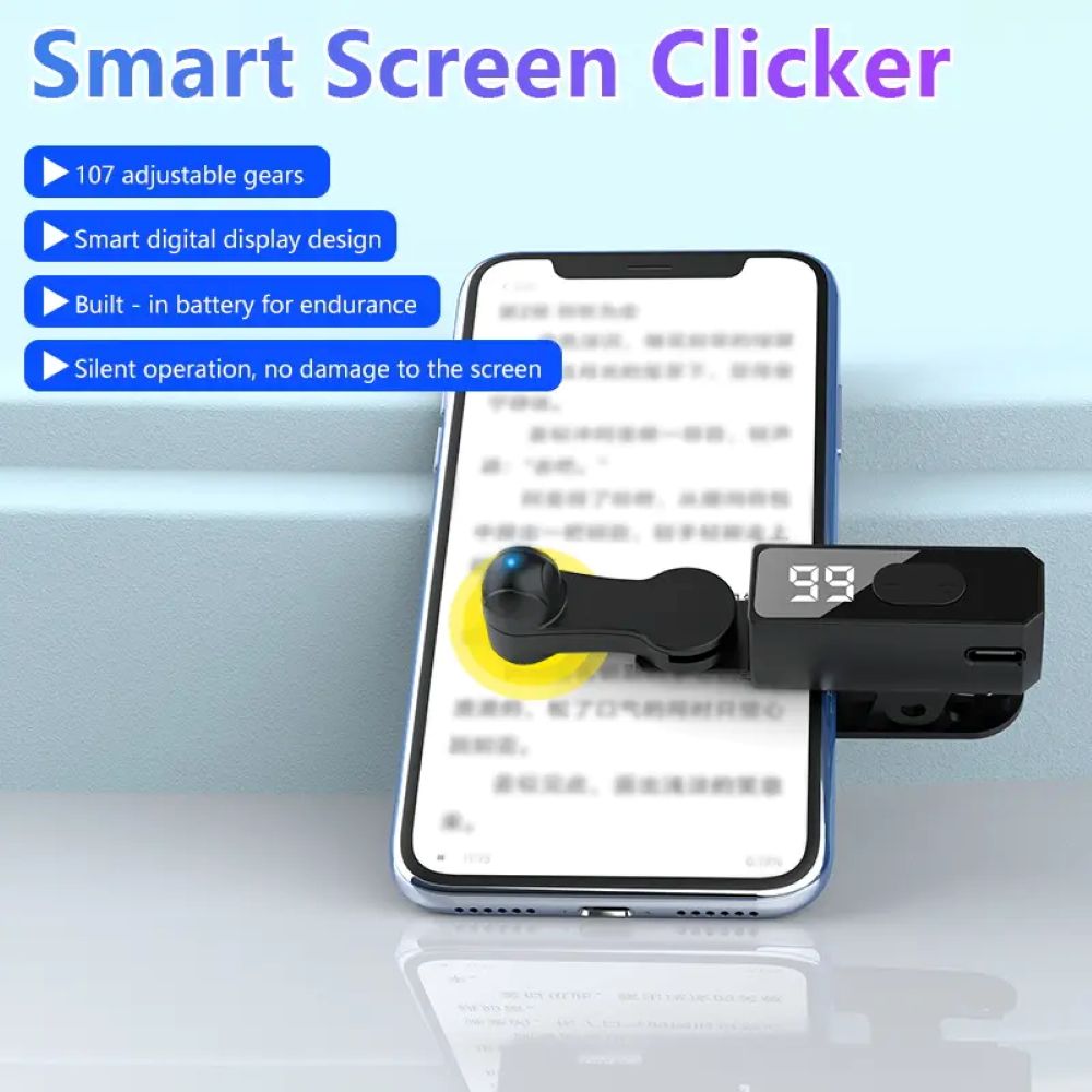 USB Auto Clicker for Smartphones – 99-Speed Adjustable Automatic Tapper