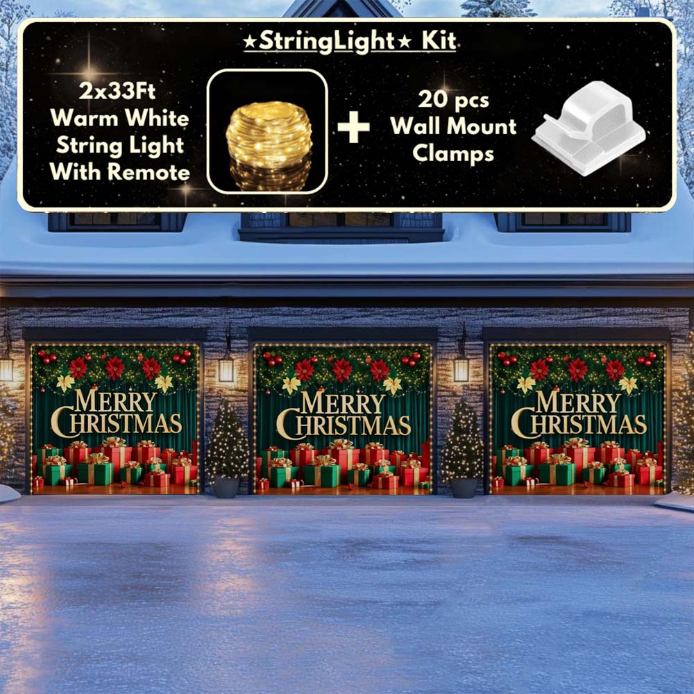 Christmas Joy - Christmas Garage Door Covers D533