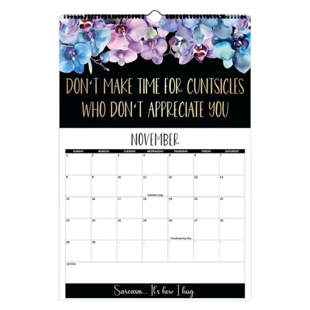 Here We F*cking Go Again: 2026 Swear Calendar for Tired-Ass Women