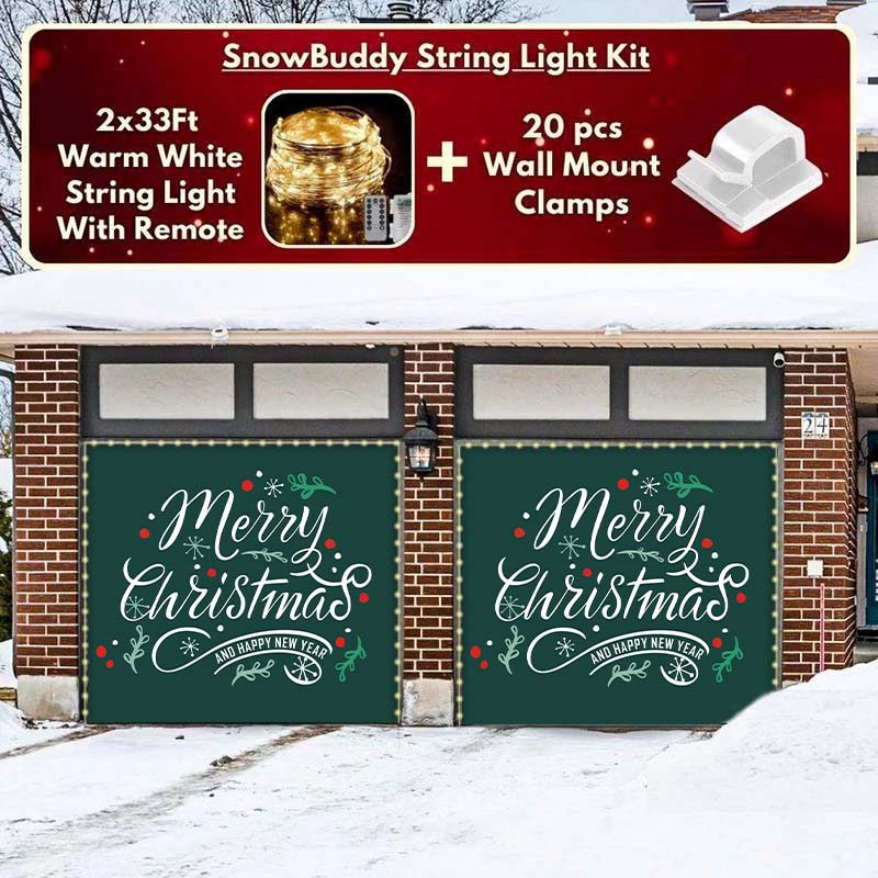 Merry Christmas Garage Door Covers F583