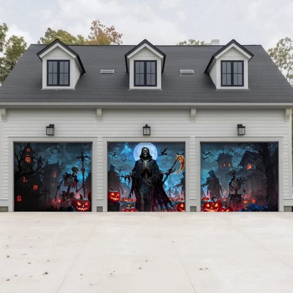 Cursed Night Halloween Garage Door Covers HC012