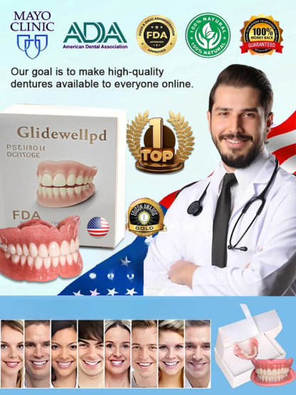 👩‍⚕️【Dentist-grade! 】✨Upgraded gum-line denture set—more secure and invisible!