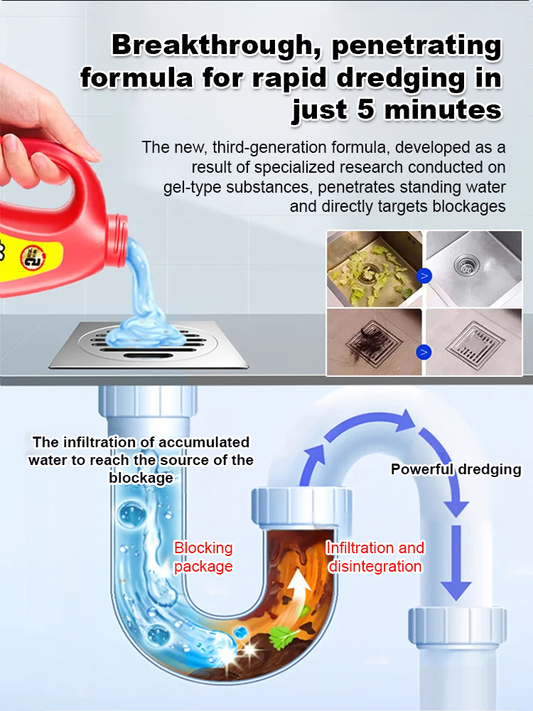【Works in 3 Minutes】#1 Best-Selling Drain Cleaner—🏆#1 in Repurchase Rate & Customer Reviews!