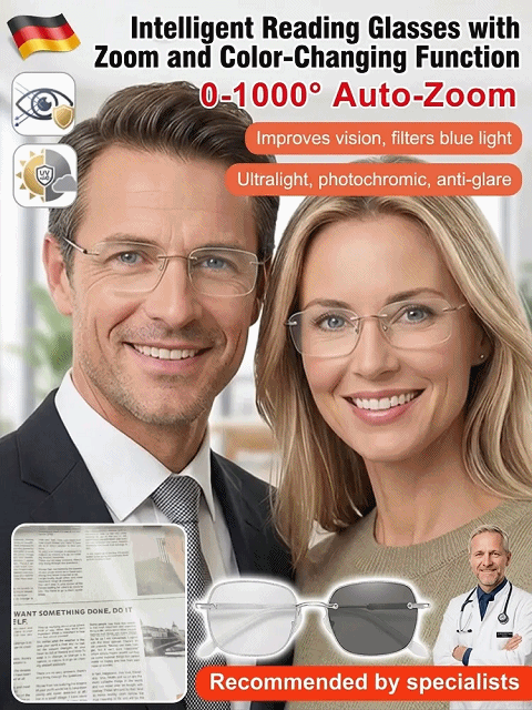 Luxury Reading Glasses Gift Box – Smart Progressive & Photochromic Lenses