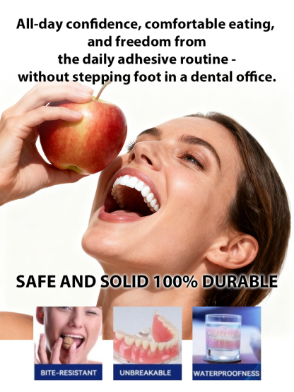 [FDA Certified] Full-Arch Implant-Supported Dentures—Trusted by Over 500,000 Users Globally