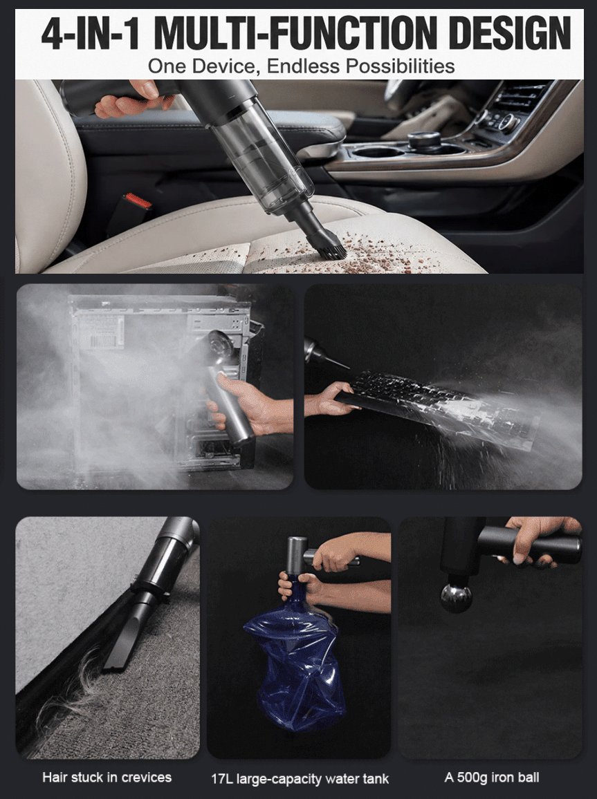 Four-in-one fully automatic vacuum cleaner