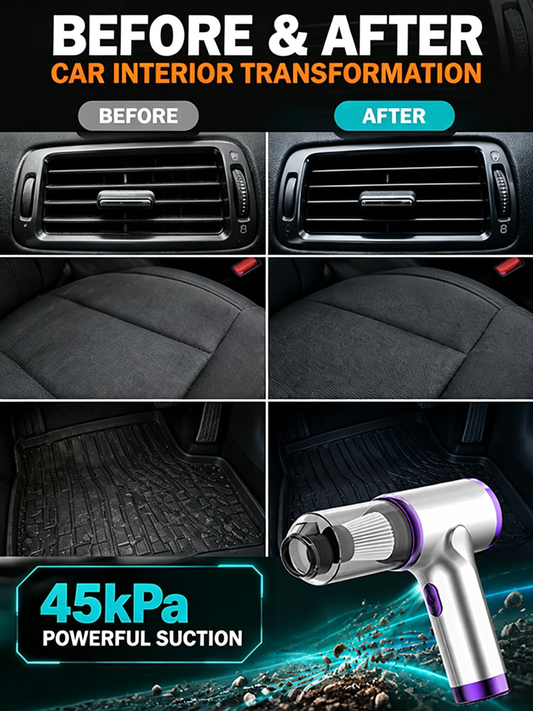 German Tech 4 in 1 Vacuum | The Ultimate 45000PA Luxury Dupe